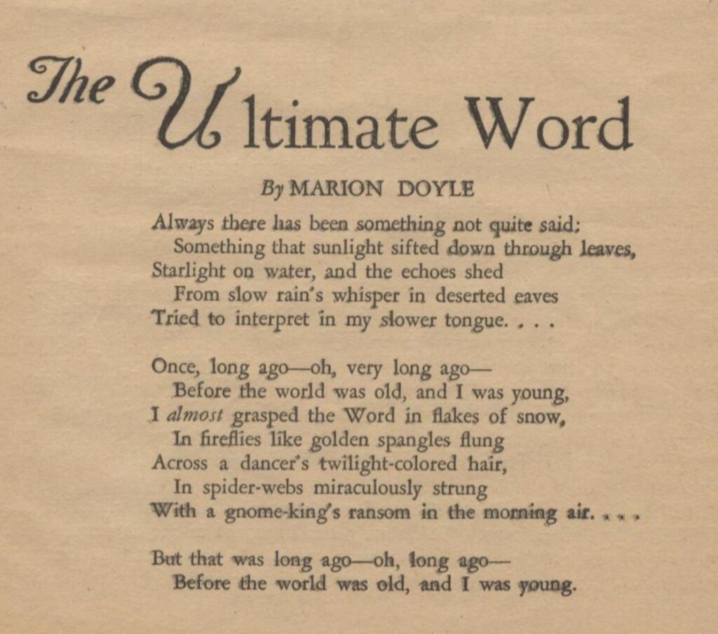 The Ultimate Word poem